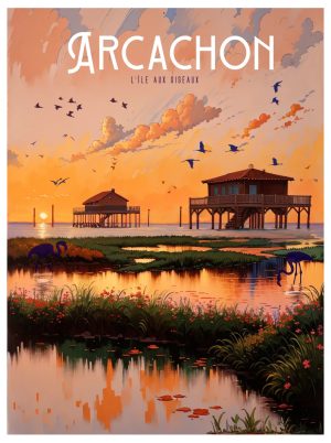 ARCACHON style manga, l’île aux oiseaux