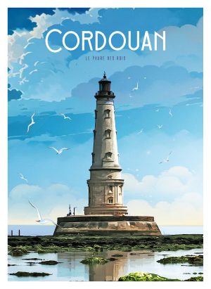 ARCACHON style néo vintage, le phare de Cordouan