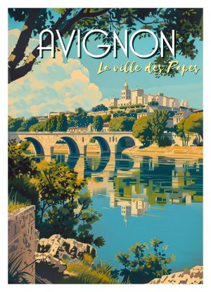AVIGNON, style neo vintage, Terrasses et Fontaines