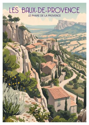 BAUX DE PROVENCE, style neo vintage, Village et Castel 2