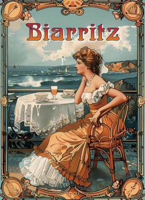 BIARRITZ style art nouveau, le phare 2-c