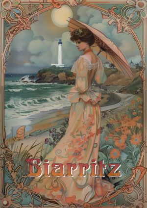 BIARRITZ style art nouveau, le phare 3