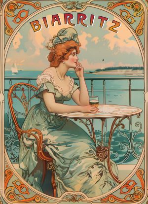 BIARRITZ style art nouveau, le phare-c