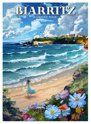 BIARRITZ style manga, la grande plage 2-C