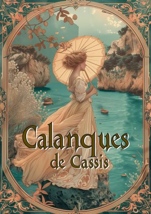 CASSIS, style art nouveau, les calanques 2