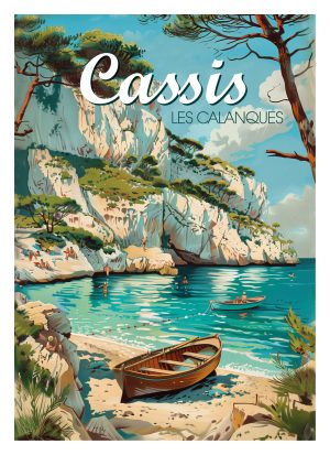 CASSIS, style neo vintage, les calanques 1