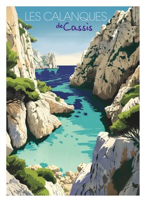 CASSIS, style neo vintage, les calanques 2