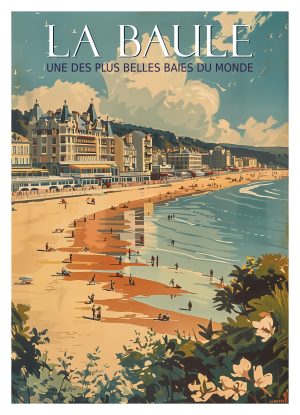 LA BAULE, style néo vintage, La baie