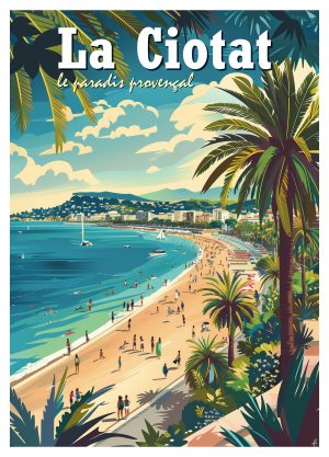 LA CIOTAT, style neo vintage, plage 2