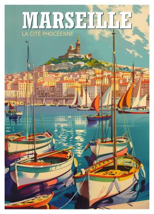 MARSEILLE, style neo vintage, Vieux port 2