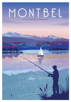 MONTBEL style néo vintage, le lac aux mille couleurs