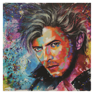 MUSIC style peinture, David-Bowie