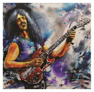 MUSIC style peinture, Frank Zappa