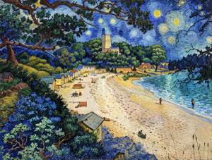 NOIRMOUTIER style Van Gogh, plage de la anse rouge
