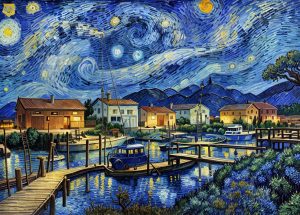 OLERON style Van Gogh, Chenal de la Cayenne