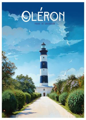 OLERON style manga, phare de Chassiron