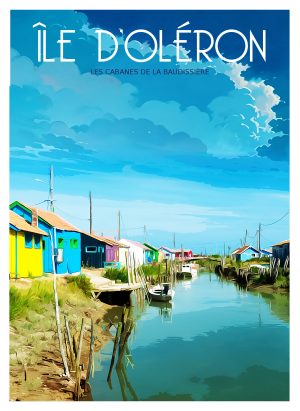OLERON style néo vintage, les cabannes de la Baudissière