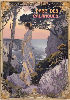 PARC DES CALANQUES, style art nouveau, les calanques