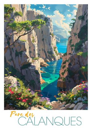 PARC DES CALANQUES, style neo vintage, les calanques