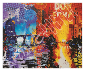 TOULOUSE style peinture street art, Garonne et avenue