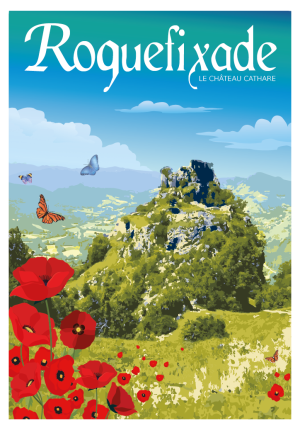 ROQUEFIXADE style néo vintage, le château cathare