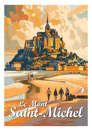 SAINT-MICHEL, style neo vintage, le mont