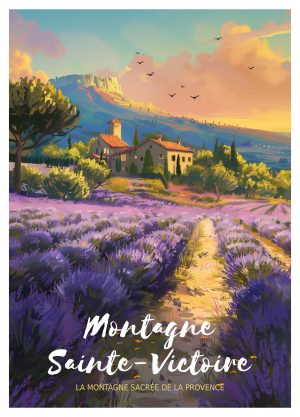 SAINTE-VICTOIRE, style neo vintage, la montagne