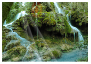 SPIRITUEL, style photo, lutins des cascades