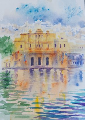 INDE, style peinture, Udaipur