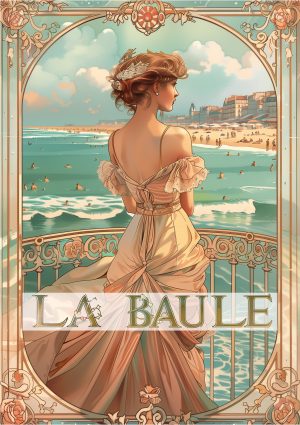 LA BAULE, style art nouveau, le front de mer