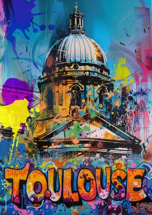 TOULOUSE, style street art, Dome