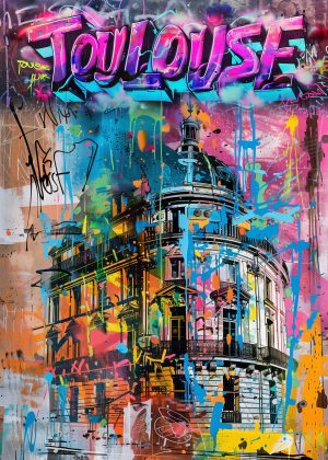 TOULOUSE, style street art, Hotel