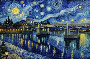 TOULOUSE, styles Van Gogh, Dome de la Grave