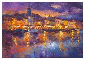 Castelnaudary, style peinture, Port, Eglise