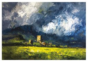PUIVERT, style peinture, le Château
