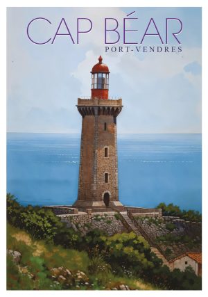 CAP BEAR, style manga, le phare