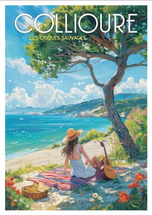 COLLIOURE style manga, criques sauvages